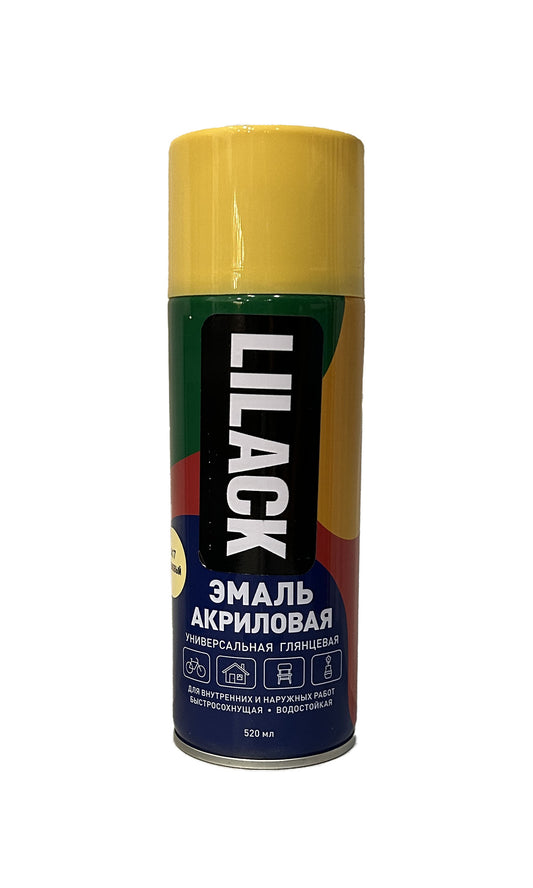 LK-0101-17-DX - аэрозольная акриловая эмаль, цвет: кремовый глянцевый, баллон: 520 мл.