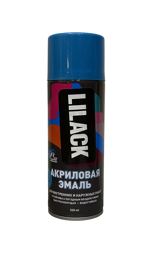 LK-0101-20-DX - аэрозольная эмаль универсальная, цвет: светло-голубой глянцевый, баллон: 520 мл.
