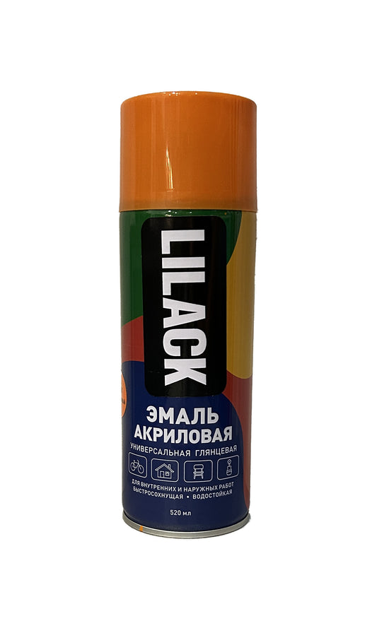 LK-0101-31-DX - аэрозольная эмаль универсальная, цвет: апельсиновый глянцевый, баллон: 520 мл.