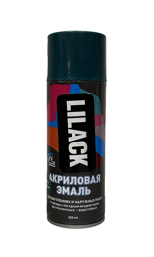 LK-0101-37-DX - аэрозольная эмаль универсальная, цвет: изумрудный глянцевый, баллон: 520 мл.