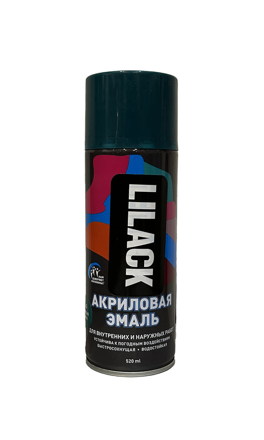 LK-0101-43-DX - аэрозольная эмаль универсальная, цвет: морской волны глянцевый, баллон: 520 мл.