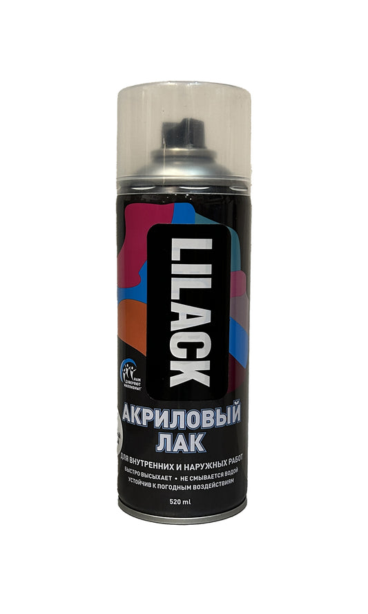LK-0107-31-DX - аэрозольный лак акриловый, цвет: бесцветный матовый, баллон: 520 мл.