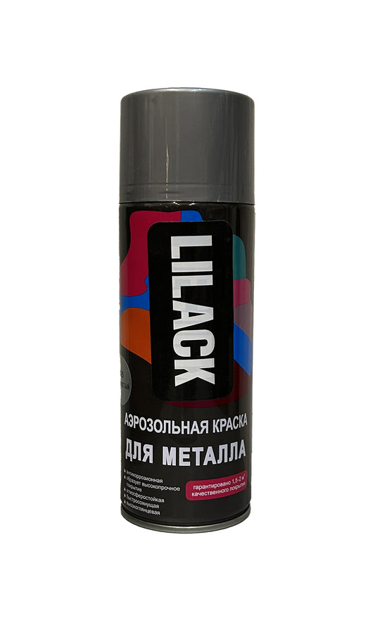 LK-0120-25-DX - аэрозольная краска для металла, цвет: серебристый глянцевый, баллон: 520 мл.т: глянцевый алюминий, баллон: 520 мл.