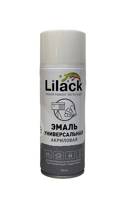 LK-7101-24 - аэрозольная универсальная эмаль, цвет: белый матовый, баллон: 520 мл.