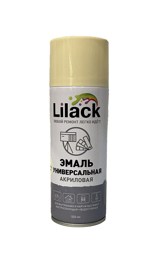 LK-7101-48 - аэрозольная универсальная эмаль, цвет: слоновая кость глянцевый, баллон: 520 мл.
