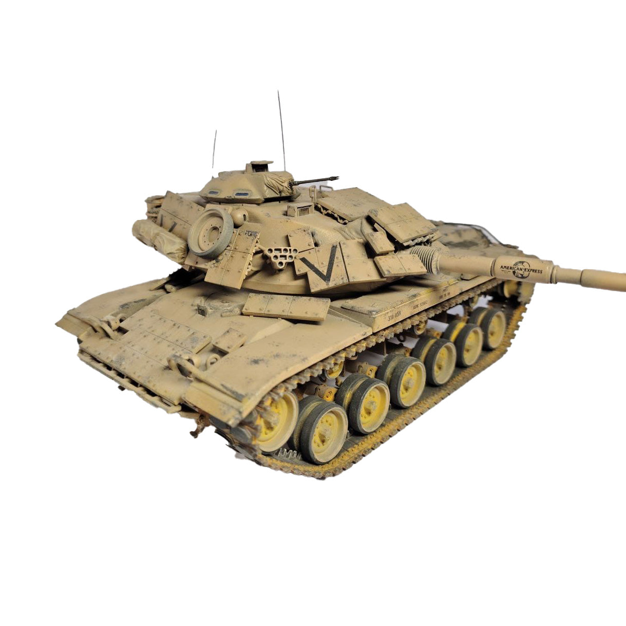 SKN-0016 - собранная модель американского танка морской пехоты M60A1