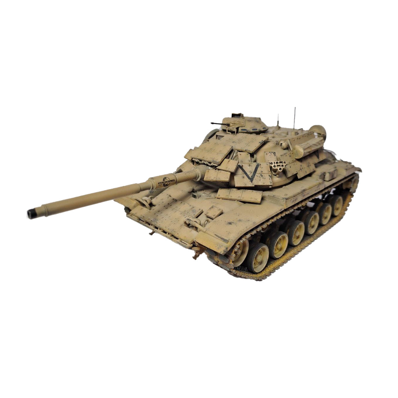 SKN-0016 - собранная модель американского танка морской пехоты M60A1
