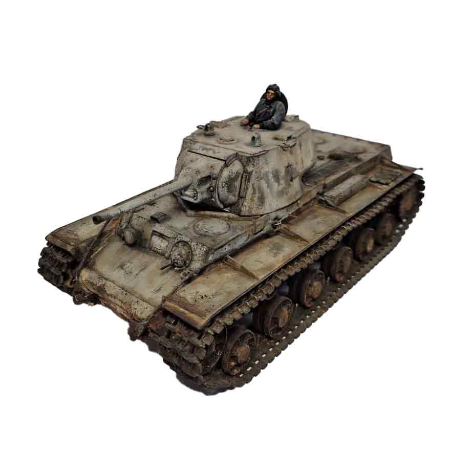 SKN-0017 - собранная модель советского танка КВ-1