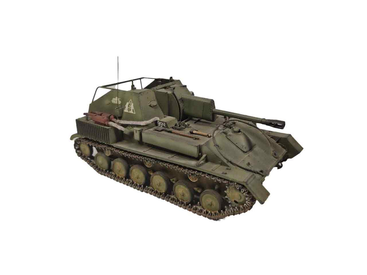 SKN-0025 - собранная модель советской САУ СУ-76М