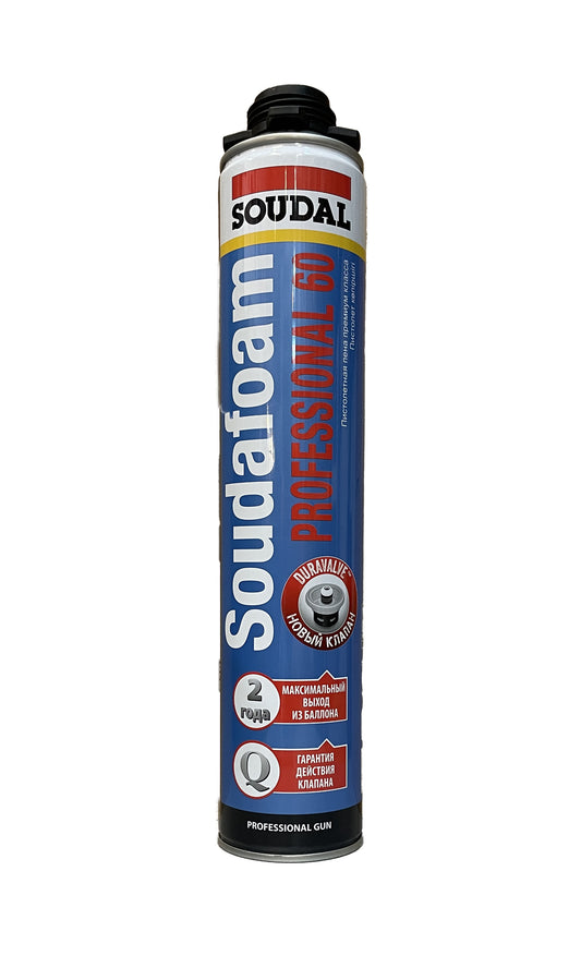 SOU-113985 - пистолетная монтажная пена Soudafoam Professional 60, картридж: 750 мл.