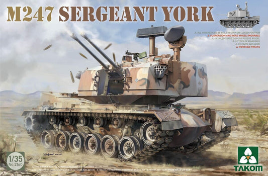 TA-2160 - американская зенитная установка M247 Sergeant York