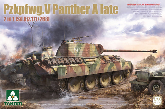 TA-2176 - немецкий танк T-V "Пантера" (PzKpfw V "Panther") Ausf. A, поздней модификации