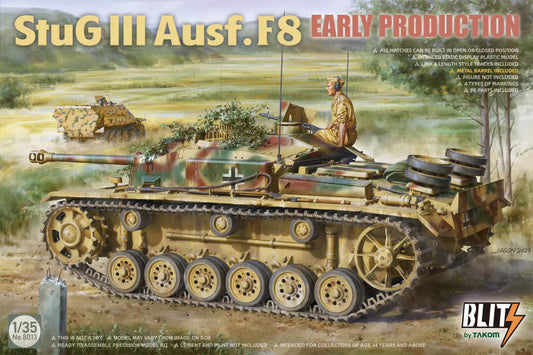 TA-8013 - немецкая САУ StuG. III, Ausf. F8 (Штурмгешутц III) ранней модификации