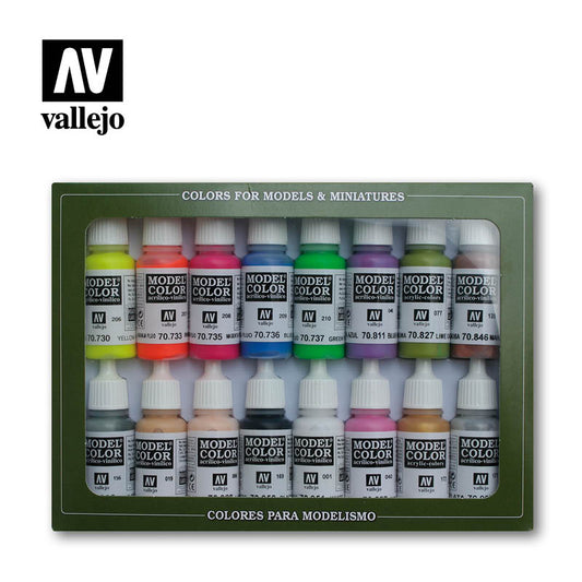 VAL-70112 - набор акриловых красок Model Color Set, цвета Wargame Special (16 флаконов по 17 мл.)
