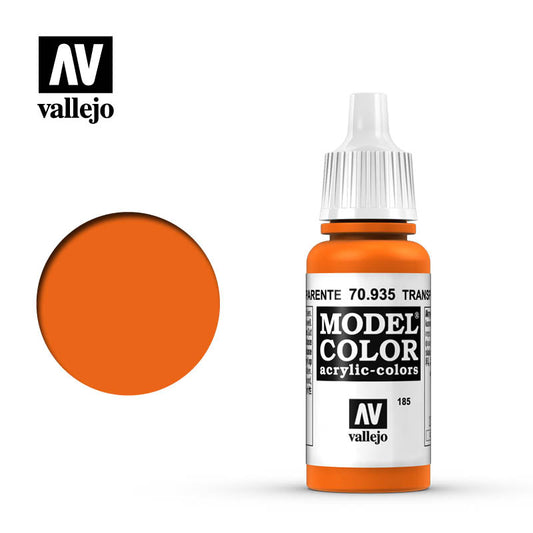 VAL-70935 - акриловая краска Model Color, цвет: прозрачный оранжевый, флакон: 17 мл.