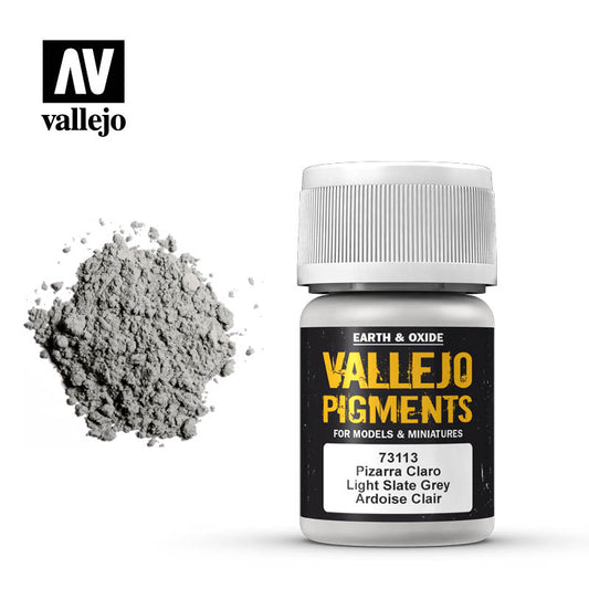 VAL-73113 - порошковый пигмент, цвет: светло-серый шифер (Light Slate Grey), флакон: 35 мл.