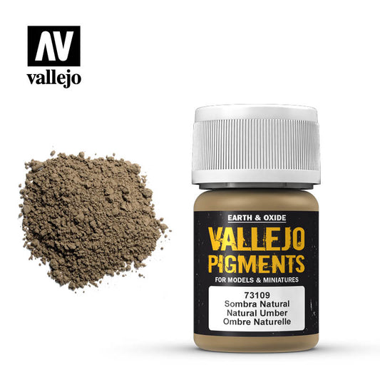 VAL-73109 - порошковый пигмент, цвет: природная умбра коричневый (Natural Umber), флакон: 35 мл.
