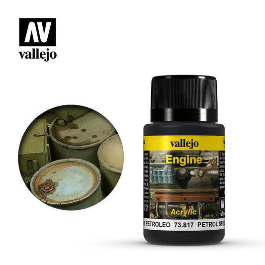 VAL-73817 - эффектарная краска, цвет: пятна нефти (Engine Effects - Petrol Stains), флакон: 40 мл.