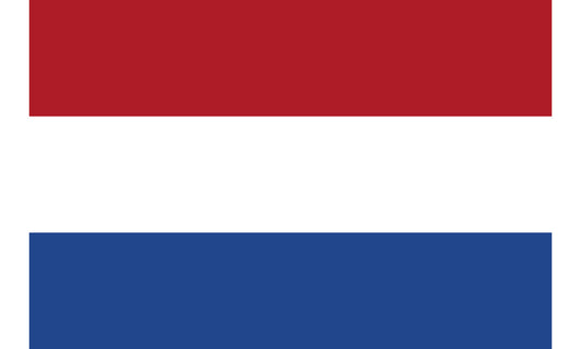 INR-NTL-15x22-2 - государственный флаг Нидерландов, размер: 15х22 см, материал: атлас. Печать с двух сторон. Подставка и шток приобретаются отдельно