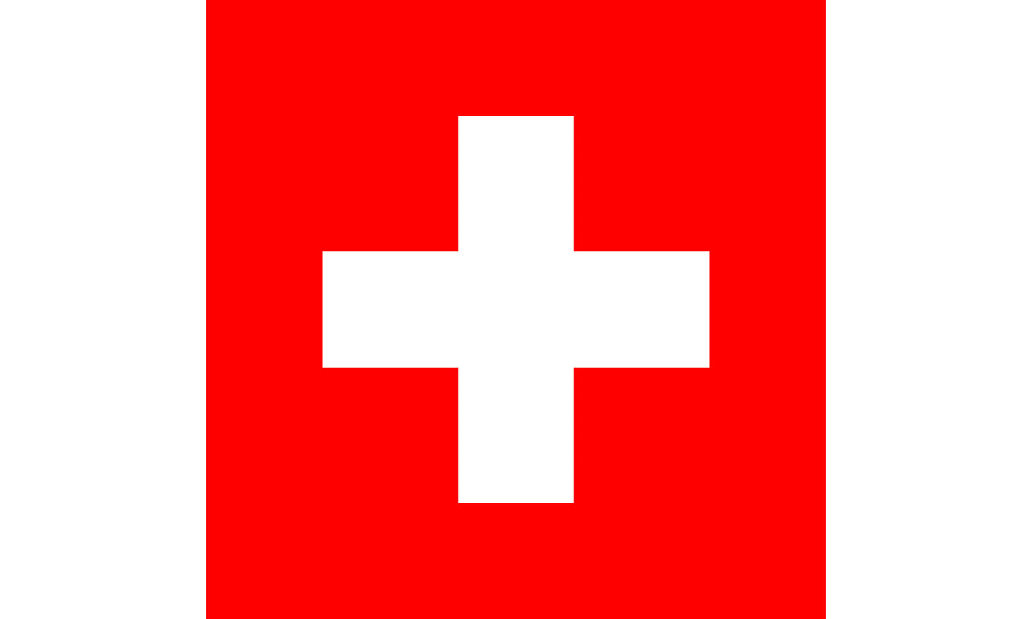 UF-SWS-150x90 - государственный флаг Швейцарии. Материал флага: полиэстер с бронзовыми кольцами, размер: 90 см х 150 см