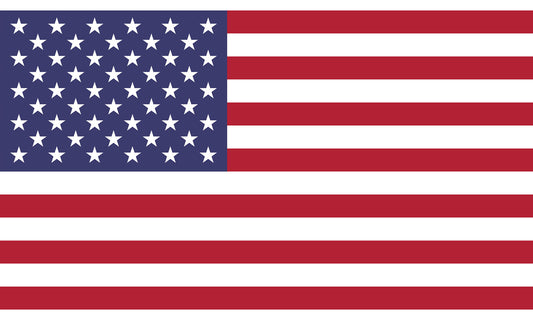 INR-USA-15x22-1 - современный государственный флаг США, размер: 15х22 см, материал: атлас. Печать с одной стороны. Подставка и шток приобретаются отдельно