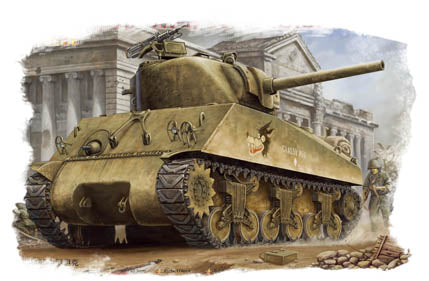 HB-84803 - американский средний танк M4A3 Sherman (Шерман)