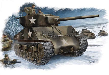 HB-84805 - американский средний танк M4A3 (76) W Sherman (Шерман) времен Второй мировой