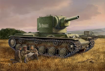 HB-84816 - советский тяжелый штурмовой танк КВ-2