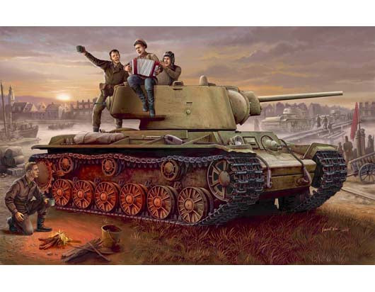 TR-00360 - советский танк КВ-1, образца 1942 года