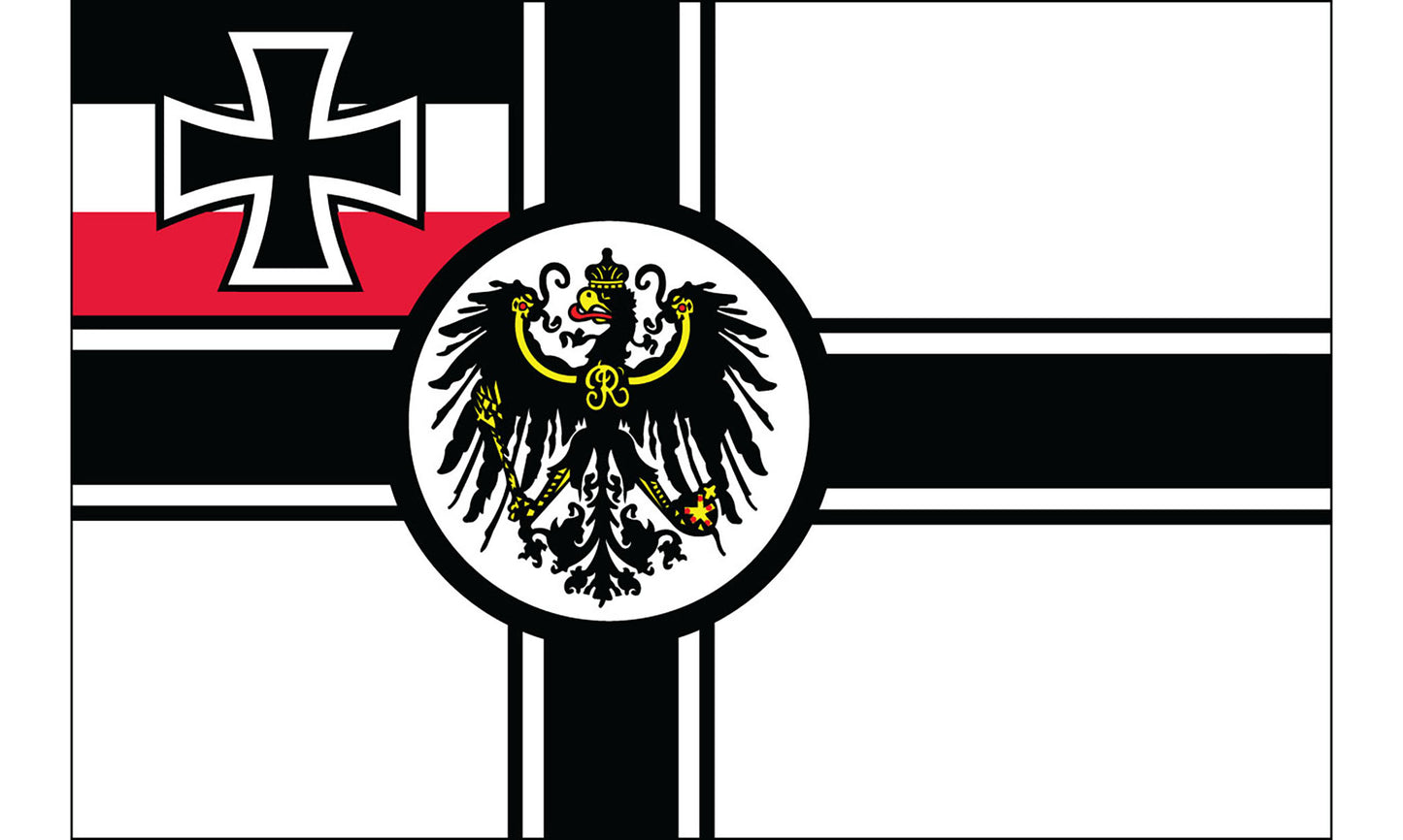 UF-KZR-150x90 - флаг кайзеровской Германии времен Первой мировой войны 1903-1918 гг.